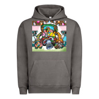 Pigment Tornado easter Urban Hoodie - CowhideDigitalArt