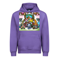 Tulip easter Urban Hoodie - CowhideDigitalArt