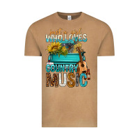 Vintage Camel Just A Girl Who Loves Country Music Vintage Tee - BundleAndBundleShop