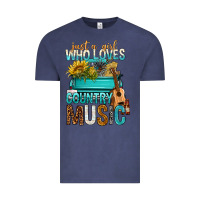 Vintage Denim Just A Girl Who Loves Country Music Vintage Tee - BundleAndBundleShop