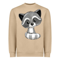 Mushroom raccoon Heavyweight Sweatshirt - texasbilliewilder