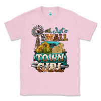 Bubblegum Pink Just A Small Town Girl Windmill Classic Tee - BundleAndBundleShop