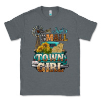 Charcoal Heather Just A Small Town Girl Windmill Classic Tee - BundleAndBundleShop