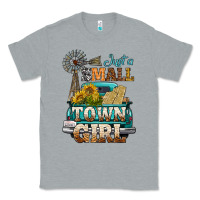 Heather Grey Just A Small Town Girl Windmill Classic Tee - BundleAndBundleShop