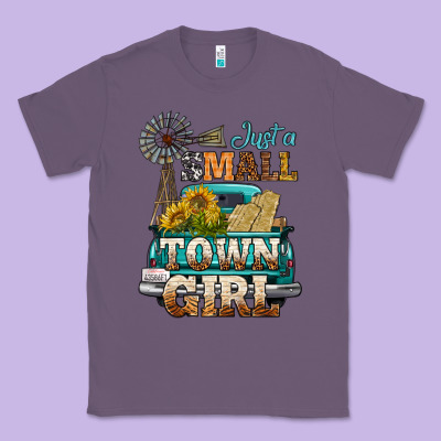 Just A Small Town Girl Windmill Classic Tee Designed By Bundleandbundleshop