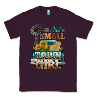 Plum Just A Small Town Girl Windmill Classic Tee - BundleAndBundleShop
