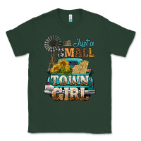 Sports Green Just A Small Town Girl Windmill Classic Tee - BundleAndBundleShop
