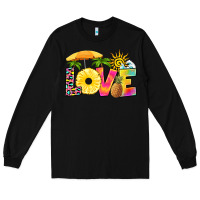 Black love pineapple Long Sleeve Tee - RanaPortraitStore