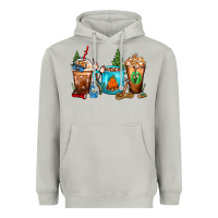 Moon Dust Camping Coffee Cups Heavyweight Hoodie - FaDigitalArtStudio