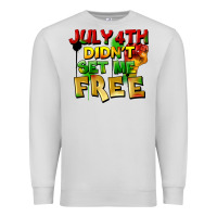 Dove Grey July 4th didn't set me free Premium Sweatshirt - FaDigitalArtStudio