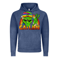 Vintage Denim Gaylien LGBTQ Pride Vintage Hoodie - BundleAndBundleShop