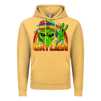 Vintage Mustard Gaylien LGBTQ Pride Vintage Hoodie - BundleAndBundleShop