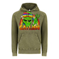 Vintage Olive Gaylien LGBTQ Pride Vintage Hoodie - BundleAndBundleShop