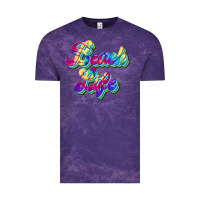 Cloud Purple beach life Vintage Tee - JahusDesignShop