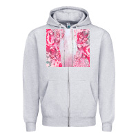Heather Grey custom name  breast cancer Zipper Hoodie - CowGirlArtShop