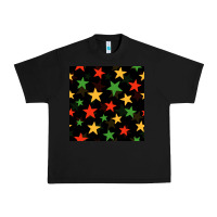Black african color stars seamless pattern Urban Heavy Tee - BundleAndBundleShop