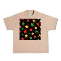 Burro african color stars seamless pattern Urban Heavy Tee - BundleAndBundleShop