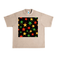 French Oak african color stars seamless pattern Urban Heavy Tee - BundleAndBundleShop