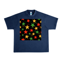 Navy african color stars seamless pattern Urban Heavy Tee - BundleAndBundleShop