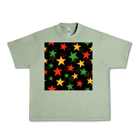 Oil Green african color stars seamless pattern Urban Heavy Tee - BundleAndBundleShop