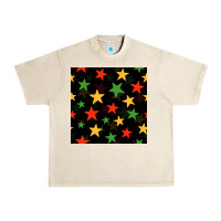African Color Stars Seamless Pattern Urban Heavy Tee | Teevron