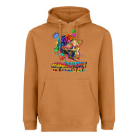 Meerkat Neurodiversity is beautiful Heavyweight Hoodie - FaDigitalArtStudio