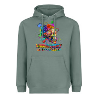 Sage Neurodiversity is beautiful Heavyweight Hoodie - FaDigitalArtStudio