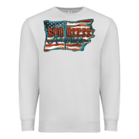Dove Grey God Bless America Premium Sweatshirt - FaDigitalArtStudio