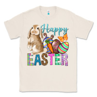 Natural Happy Easter Bunny Classic Tee - BundleAndBundleShop