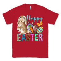 Red Happy Easter Bunny Classic Tee - BundleAndBundleShop