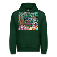 Forest Green easter Urban Hoodie - CowhideDigitalArt