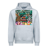 Heather Grey easter Urban Hoodie - CowhideDigitalArt