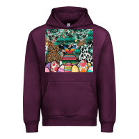 Mauve Wine easter Urban Hoodie - CowhideDigitalArt