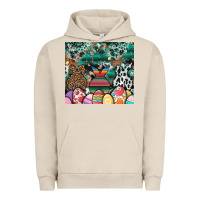 Pigment French Oak easter Urban Hoodie - CowhideDigitalArt