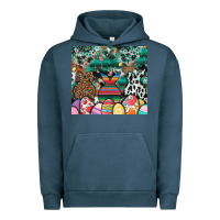 Pigment Midnight Navy easter Urban Hoodie - CowhideDigitalArt