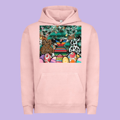 Easter Urban Hoodie Designed By Cowhidedigitalart