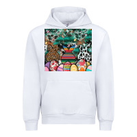 White easter Urban Hoodie - CowhideDigitalArt
