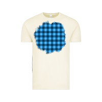 Vintage Arctic Winter Tartan Patch Vintage Tee - BundleAndBundleShop