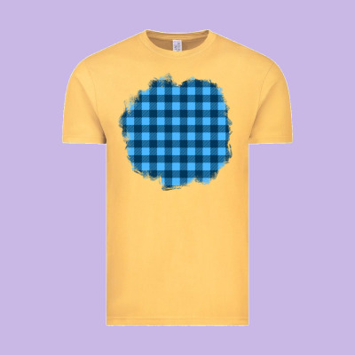 Winter Tartan Patch Vintage Tee Designed By Bundleandbundleshop
