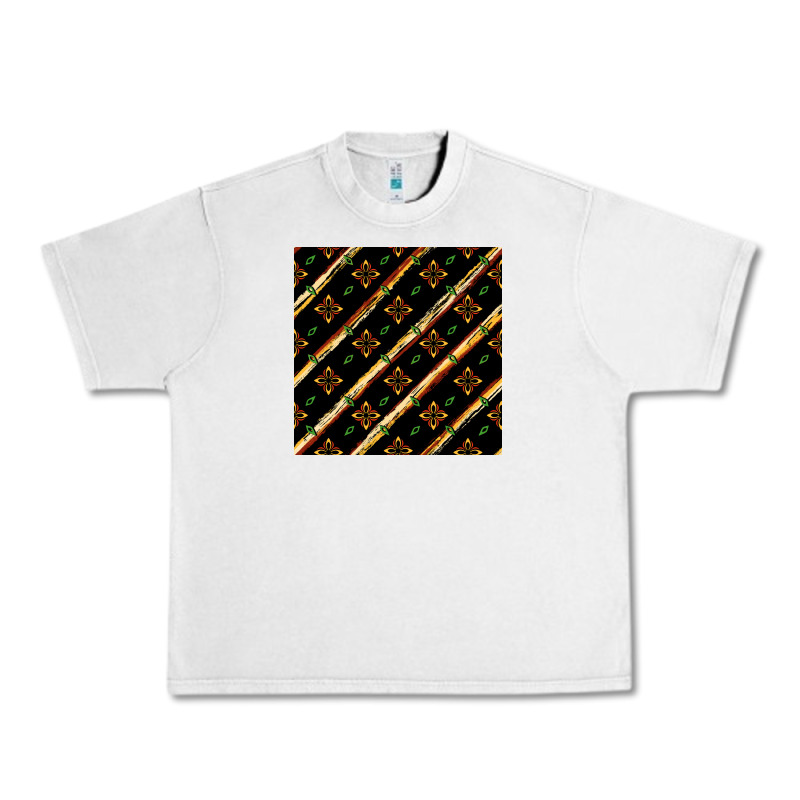 African Floral Seamless Pattern Urban Heavy Tee by BundleAndBundleShop | Teevron