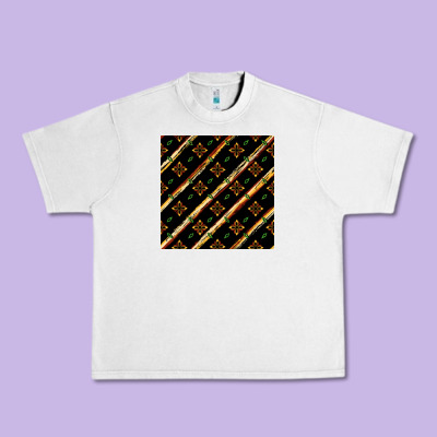 African Floral Seamless Pattern Urban Heavy Tee Designed By Bundleandbundleshop
