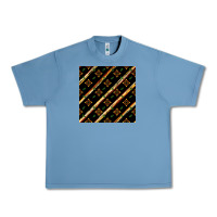 Pebble Blue african floral seamless pattern Urban Heavy Tee - BundleAndBundleShop