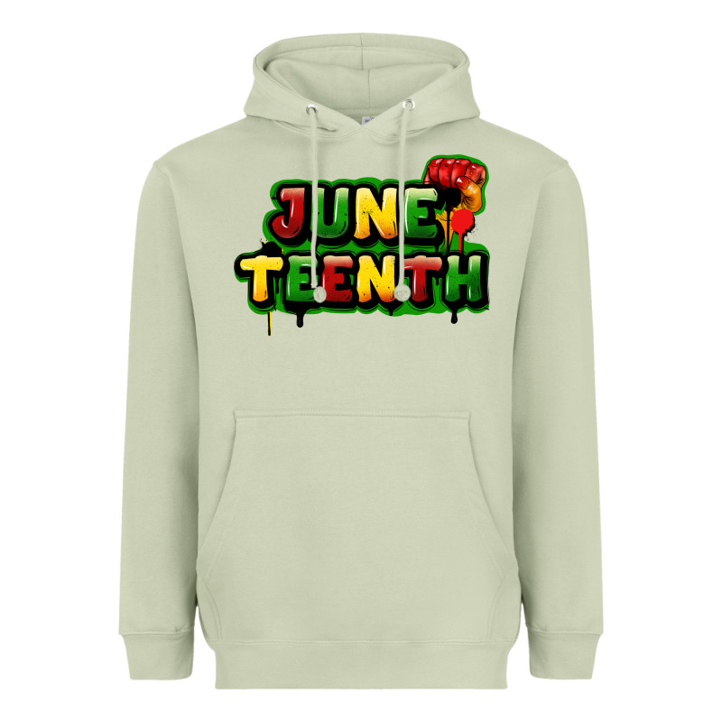 Juneteenth Heavyweight Hoodie by FaDigitalArtStudio | Teevron