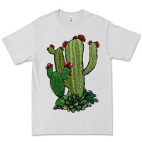 Dove Grey cactus Premium Tee - Jasminsmagicworld