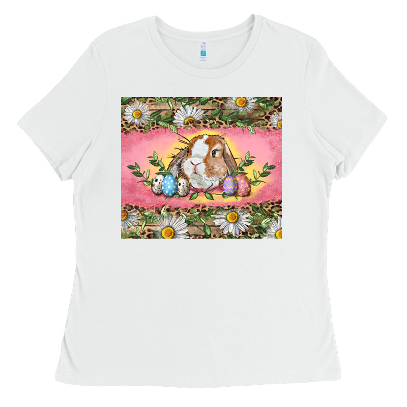 Easter Bunny And Eggs Ladies Tee by RanaPortraitStore | Teevron
