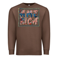 Chestnut America Premium Sweatshirt - FaDigitalArtStudio
