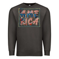 Smoke America Premium Sweatshirt - FaDigitalArtStudio