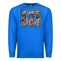 True Royal America Premium Sweatshirt - FaDigitalArtStudio