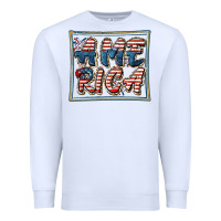 White America Premium Sweatshirt - FaDigitalArtStudio