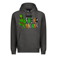 Charcoal Heather St. Patrick's Mister shenanigans Premium Hoodie - OliviaCreatesArt